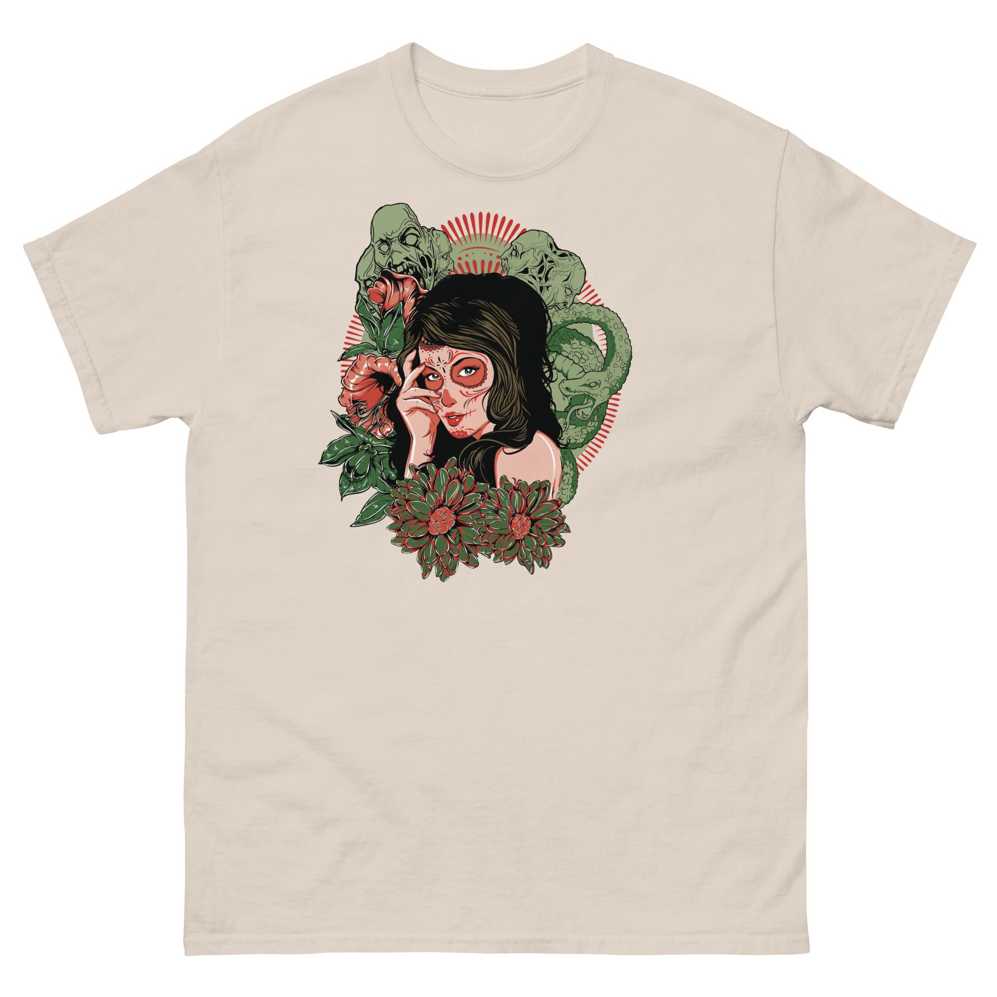 Medusa's Gaze Tattoo T-Shirt - Image 2